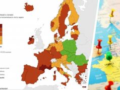 ЕС опубликовал новую карту опасных для туризма стран Европы