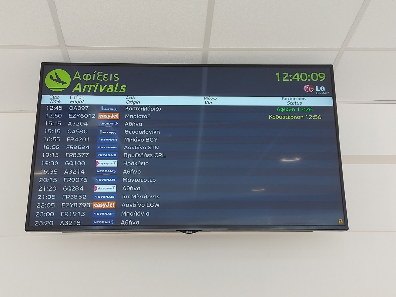 Туристический сезон на Родосе открылся девятью международными рейсами