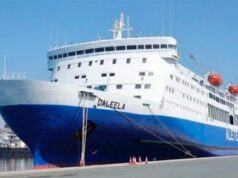 Прошлым летом обновленное судно Daleela курсировало по паромному маршруту Кипр- Греция . Предоставлено: Scandro Holding Ltd.